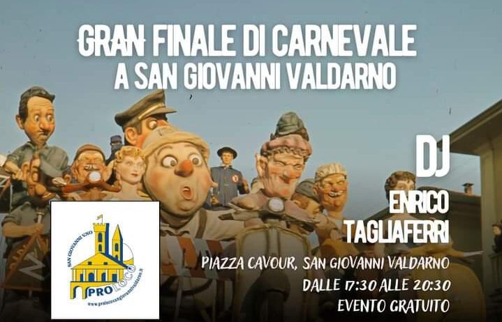 Carnevale 2023 a San Giovanni Valdarno: tutto pronto per il gran finale