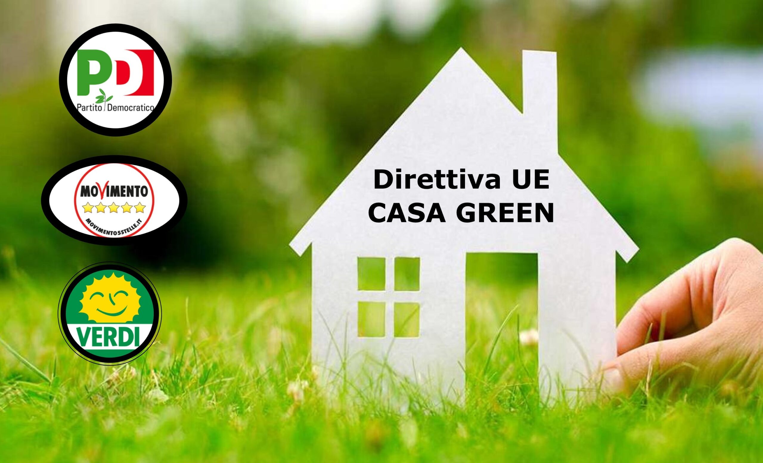 Strasburgo: PD, M5S e Verdi votano a favore della direttiva UE Casa Green