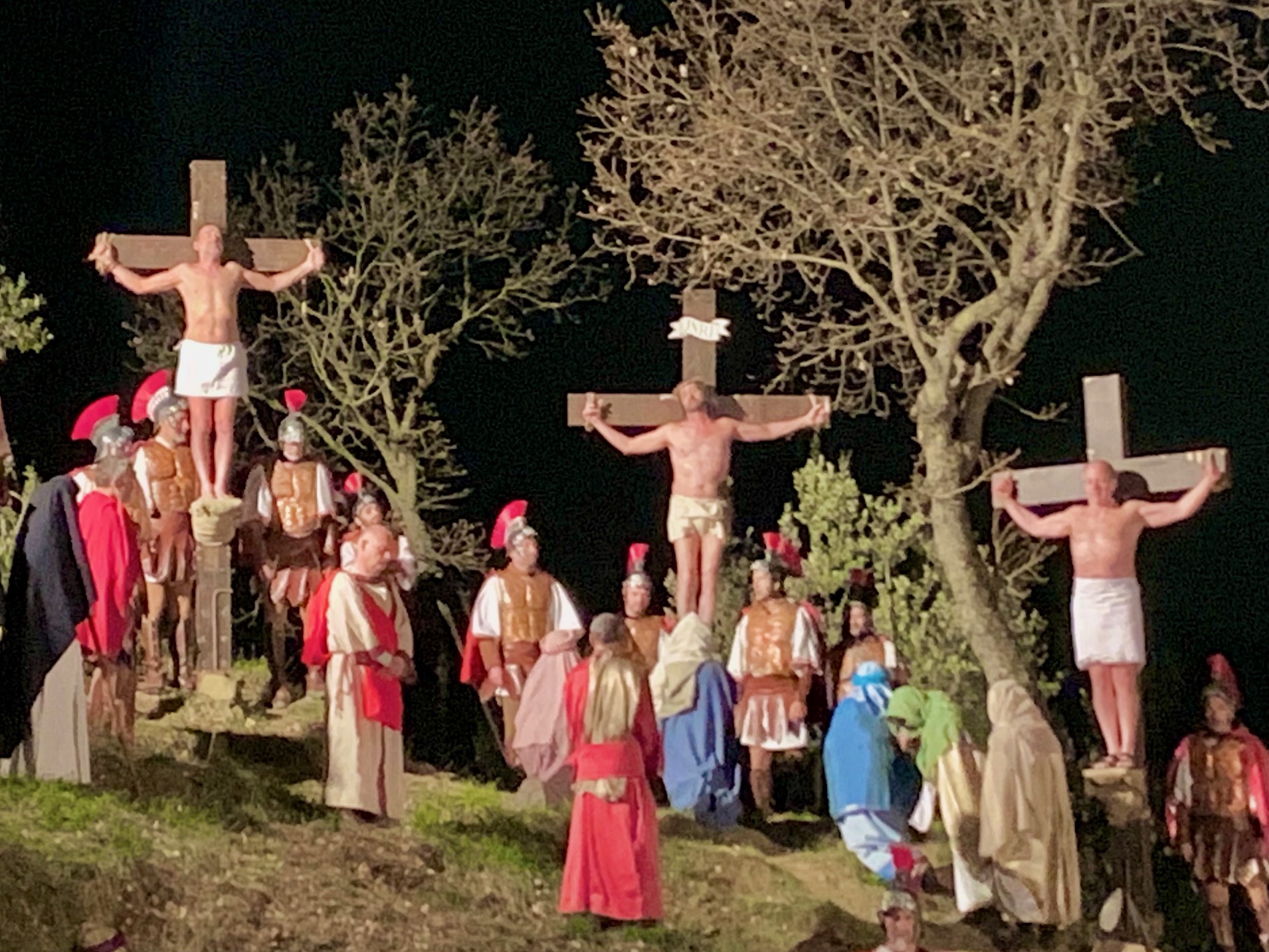La suggestiva Via Crucis di Santa Firmina