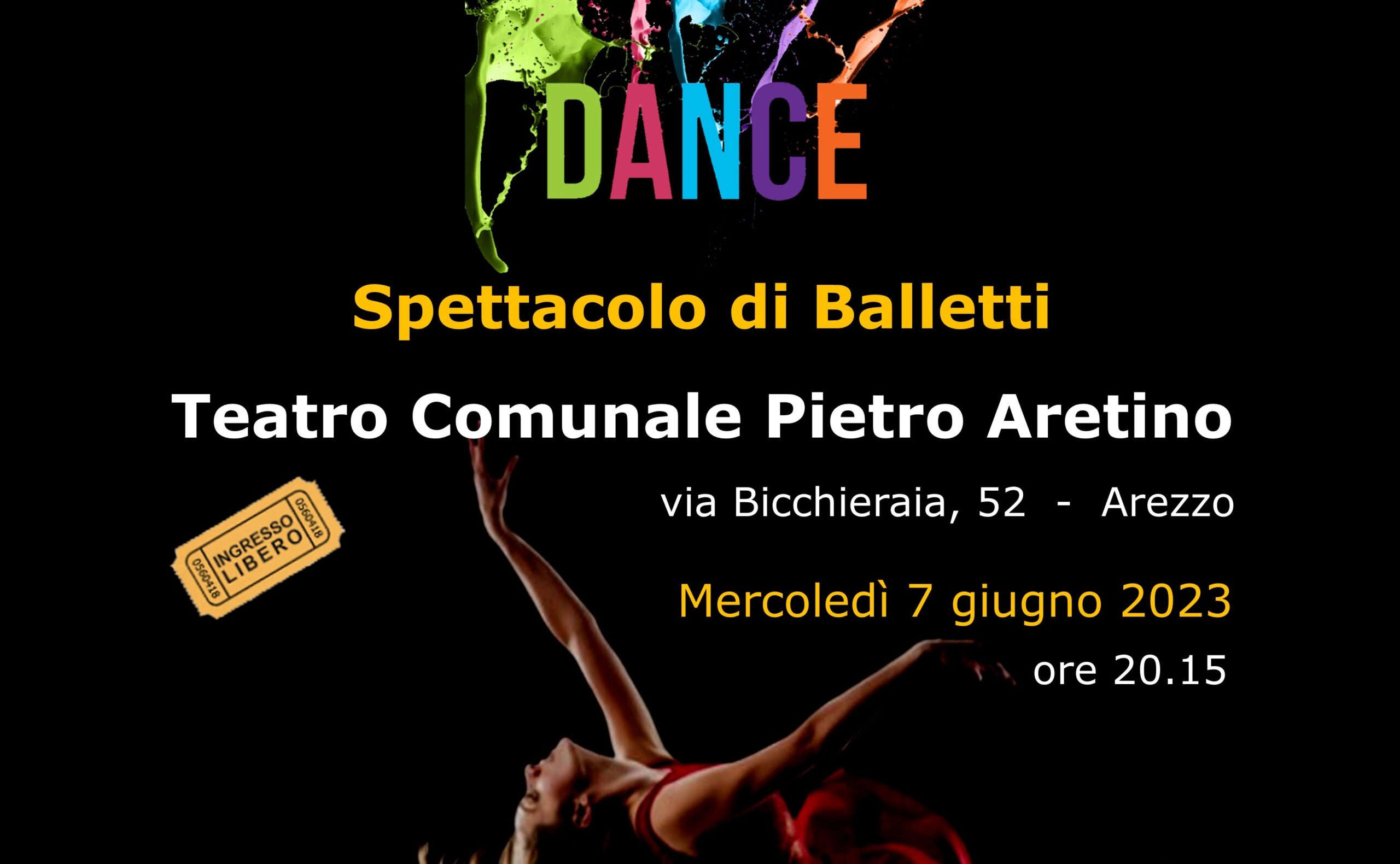 Dance! Spettacolo di balletti al Teatro Pietro Aretino di Arezzo