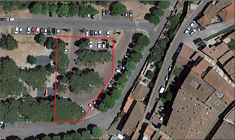 Lavori di riqualificazione del parcheggio adiacente il parco “Girolamo Presentini”
