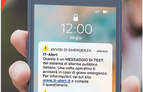 T-alert: al via domani in Toscana la sperimentazione del nuovo sistema di allarme pubblico
